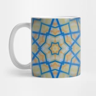 P25C, Abstract Geometric Colorful Unique Original Zen Contemporary Art Mug